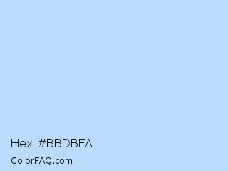 Hex #bbdbfa Color Image