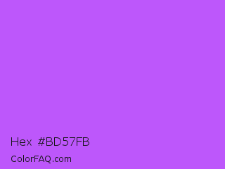 Hex #bd57fb Color Image