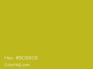 Hex #bdb81b Color Image