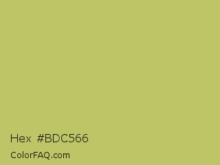 Hex #bdc566 Color Image
