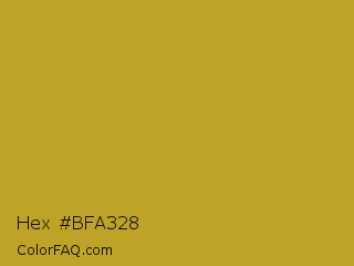 Hex #bfa328 Color Image