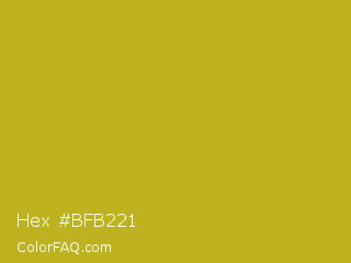 Hex #bfb221 Color Image