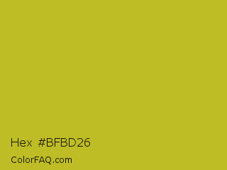 Hex #bfbd26 Color Image
