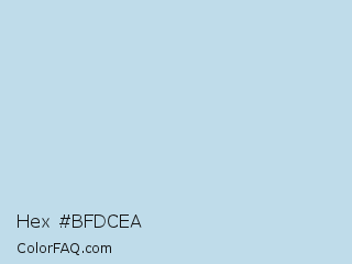 Hex #bfdcea Color Image