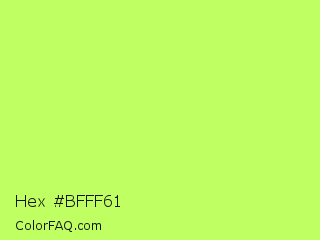 Hex #bfff61 Color Image
