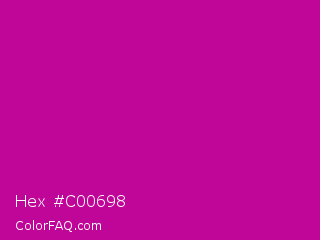 Hex #c00698 Color Image