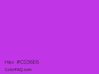 Hex #c036e6 Color Image