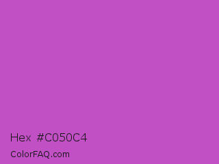 Hex #c050c4 Color Image