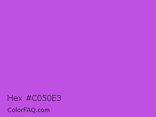 Hex #c050e3 Color Image