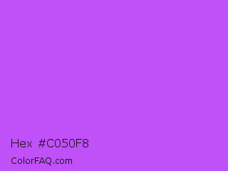 Hex #c050f8 Color Image
