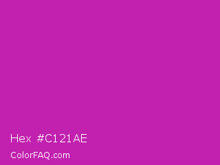 Hex #c121ae Color Image