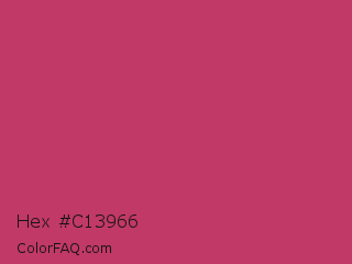 Hex #c13966 Color Image