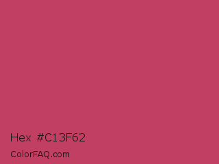 Hex #c13f62 Color Image