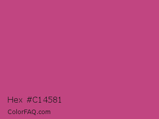 Hex #c14581 Color Image