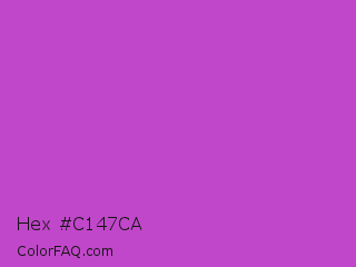 Hex #c147ca Color Image