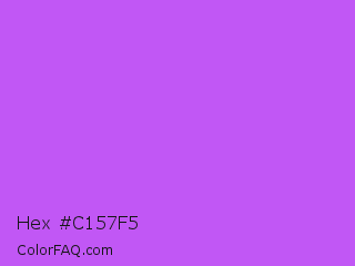 Hex #c157f5 Color Image