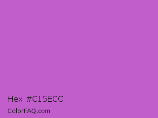 Hex #c15ecc Color Image