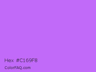 Hex #c169f8 Color Image