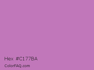 Hex #c177ba Color Image