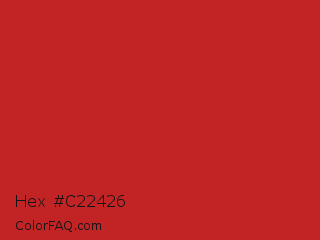 Hex #c22426 Color Image