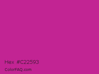Hex #c22593 Color Image