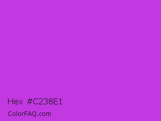 Hex #c238e1 Color Image