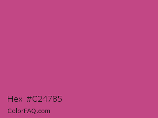Hex #c24785 Color Image
