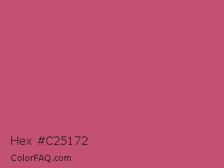 Hex #c25172 Color Image