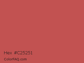 Hex #c25251 Color Image