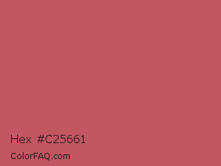 Hex #c25661 Color Image