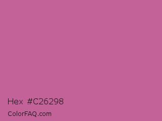 Hex #c26298 Color Image
