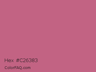 Hex #c26383 Color Image