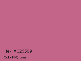 Hex #c26589 Color Image