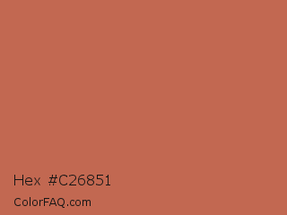 Hex #c26851 Color Image