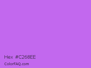 Hex #c268ee Color Image