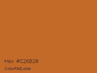 Hex #c26b28 Color Image
