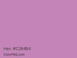 Hex #c284b4 Color Image