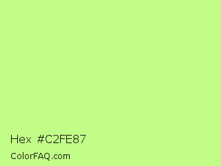 Hex #c2fe87 Color Image