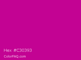 Hex #c30393 Color Image