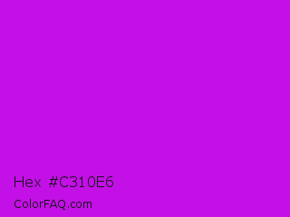 Hex #c310e6 Color Image