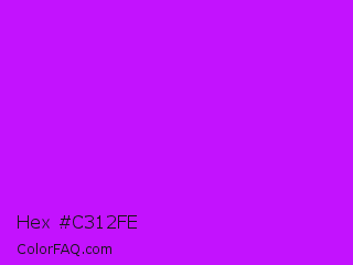 Hex #c312fe Color Image