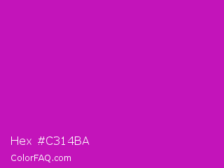 Hex #c314ba Color Image