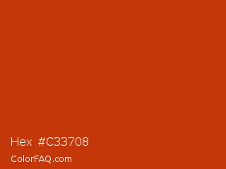 Hex #c33708 Color Image
