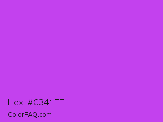 Hex #c341ee Color Image