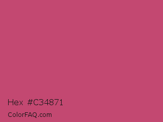 Hex #c34871 Color Image