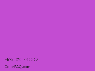 Hex #c34cd2 Color Image