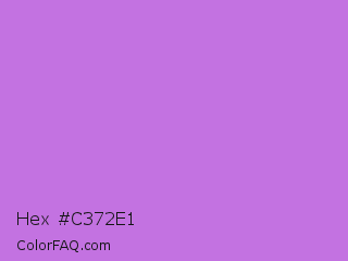 Hex #c372e1 Color Image