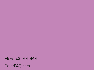Hex #c385b8 Color Image