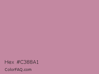 Hex #c388a1 Color Image