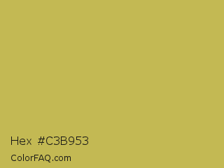 Hex #c3b953 Color Image